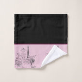 Cafe Paris Badehandtuch-Set Badhandtuch Set (Waschlappen)