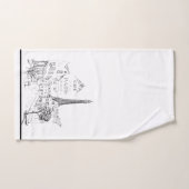 Café Paris Badetuch Set (Handtuch)