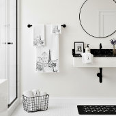 Café Paris Badhandtuch Set