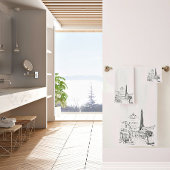 Café Paris Badhandtuch Set