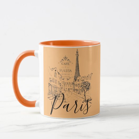 Café Paris Coffee Tasse (Links)