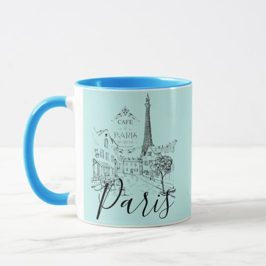 Café Paris Coffee Tasse (Links)