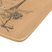 Café Paris Cutting Board Schneidebrett (Ecke)