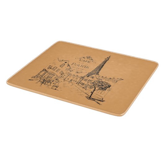 Café Paris Cutting Board Schneidebrett (Ecke)