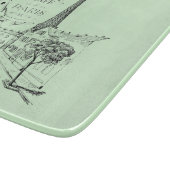 Café Paris Cutting Board Schneidebrett (Ecke)