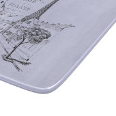 Café Paris Cutting Board Schneidebrett (Ecke)