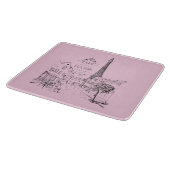 Café Paris Cutting Board Schneidebrett (Ecke)