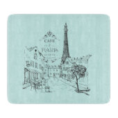 Café Paris Cutting Board Schneidebrett (Vorderseite)
