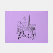 Café Paris Doormat Fußmatte (Vorderseite)