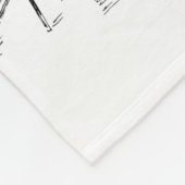 Café Paris Fleecedecke (Ecke)