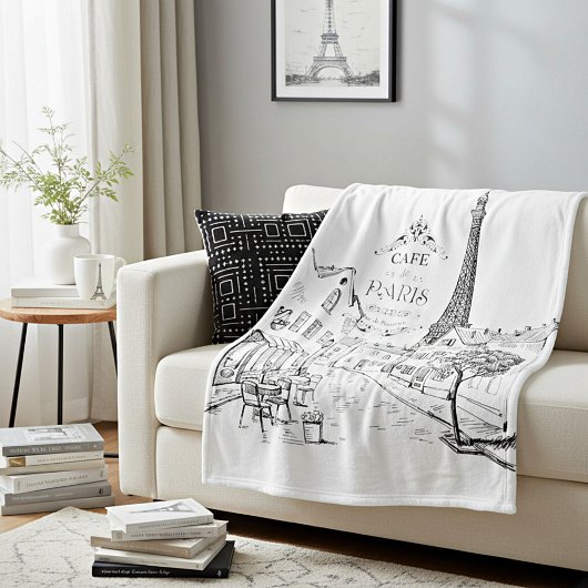 Café Paris Fleecedecke