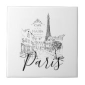 Café Paris Fliese (Vorderseite)