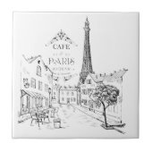 Café Paris Fliese (Vorderseite)