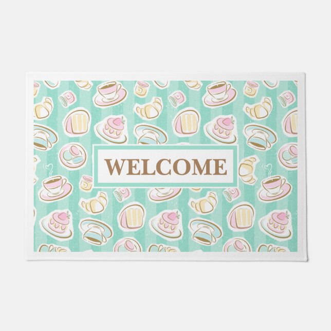 Café Paris Fußmatte (Vorderseite)