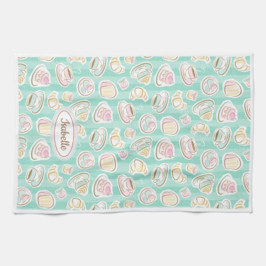 Café Paris Geschirrtuch (Horizontal)