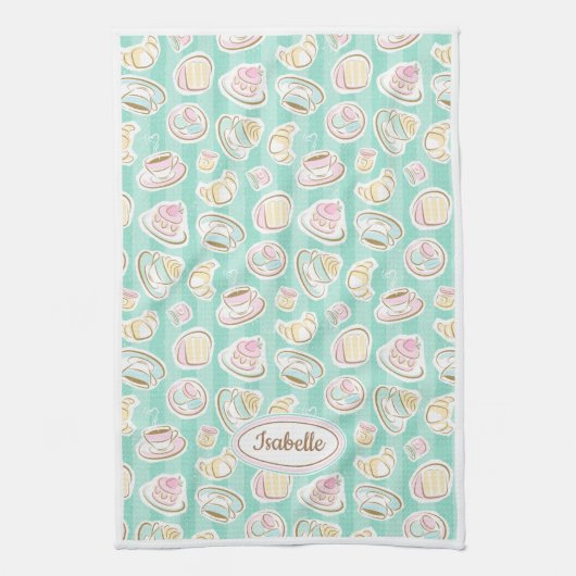 Café Paris Geschirrtuch (Vertikal)