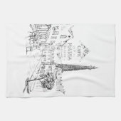 Café Paris Geschirrtuch (Horizontal)