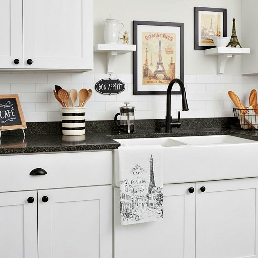 Café Paris Geschirrtuch