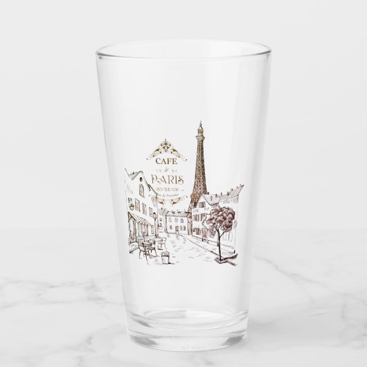 Café Paris Glas (Vorderseite)