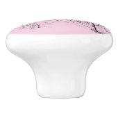 Cafe Paris Keramik Knob Keramikknauf (Seitenansicht)
