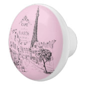 Cafe Paris Keramik Knob Keramikknauf (Rechts)