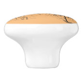 Cafe Paris Keramik Knob Keramikknauf (Seitenansicht)