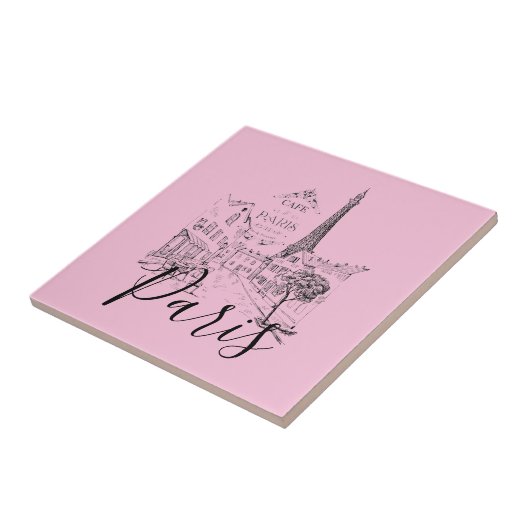 Café Paris Keramik Tile Fliese (Seite)