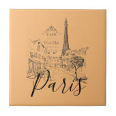 Café Paris Keramik Tile Fliese (Vorderseite)