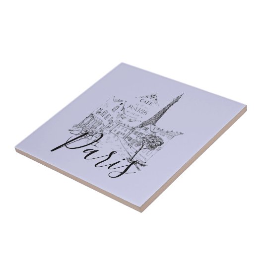 Cafe Paris Keramikfliese (Seite)