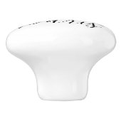 Café Paris Keramikknauf (Seitenansicht)