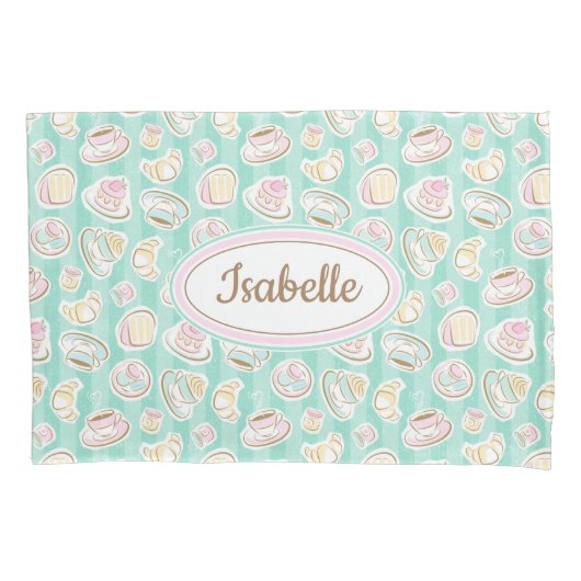 Café Paris Kissenbezug (Vorderseite)