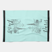 Café Paris Küchentuch (Horizontal)