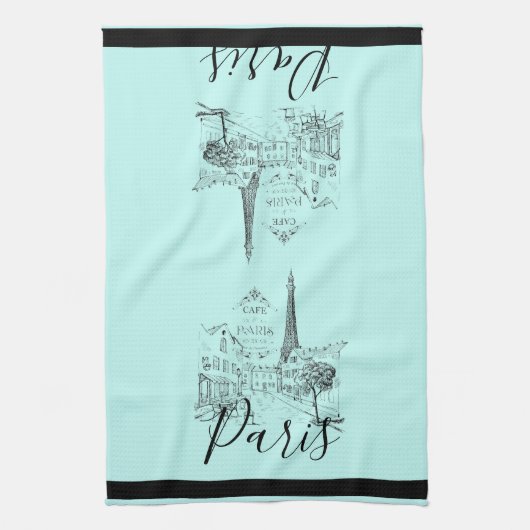 Café Paris Küchentuch (Vertikal)