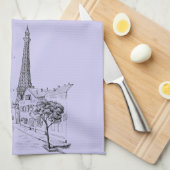 Café Paris Küchentuch (Viertel Falte)