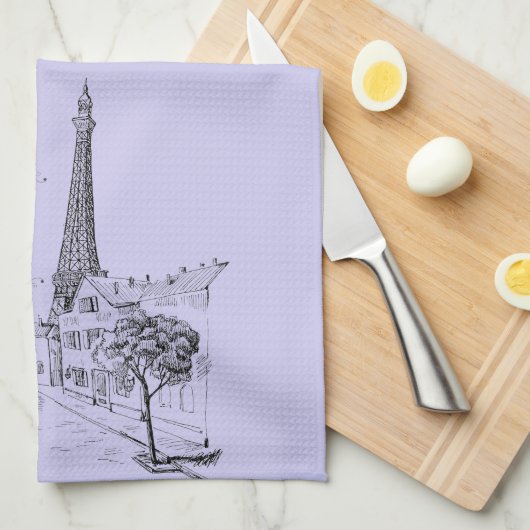 Café Paris Küchentuch (Viertel Falte)