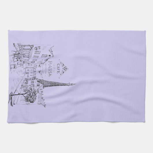 Café Paris Küchentuch (Horizontal)