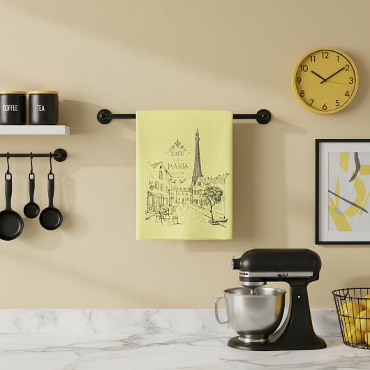Café Paris Küchentuch