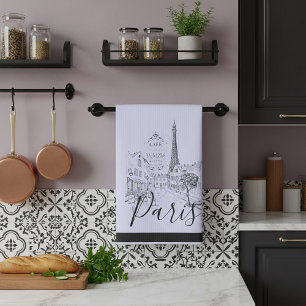 Café Paris Küchentuch