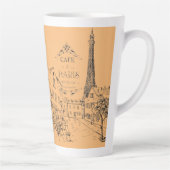 Café Paris Latte Tasse (Rechts)