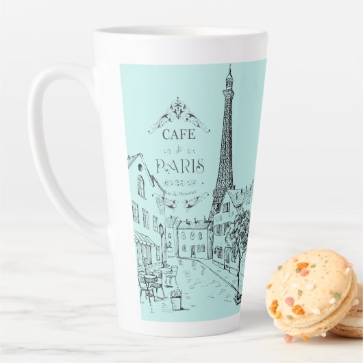 Café Paris Latte Tasse (Beispiel)