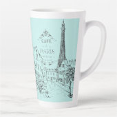 Café Paris Latte Tasse (Rechts)