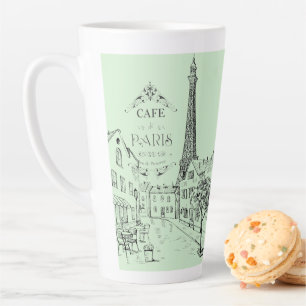 Café Paris Latte Tasse