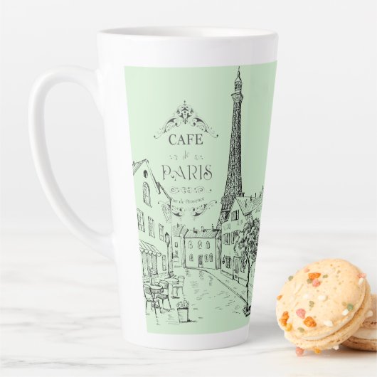 Café Paris Latte Tasse (Beispiel)