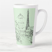 Café Paris Latte Tasse (Rechts)