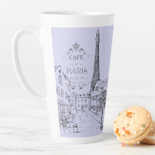 Café Paris Latte Tasse