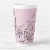 Café Paris Latte Tasse (Vorderseite)
