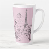 Café Paris Latte Tasse (Rechts)