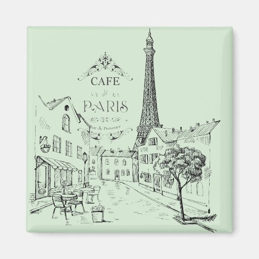 Café Paris Magnet (Vorne)