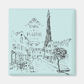Café Paris Magnet (Vorne)