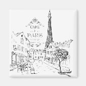 Café Paris Magnet (Vorne)